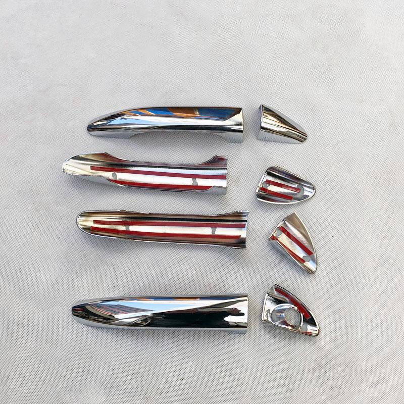 ABS Chrome Door Handle Cover Trim for Hyundai i10 Grand i10 X 2014 2016 2018 Car Styling Sticker Auto Accessories &amp;