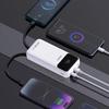 Powerbank Dudao K15Pro 20000Mah 22.5W Pd Usb-C / Usb-A / Wbudowane Kable Lightning I Usb-C - Biały