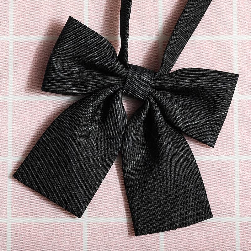Jk Japanese Plaid Korean Version Of Collar Flower Graduate Female Collar Flower College Wind Streamer Jk Bow Shirt Accessories Sailor Suit