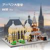 LULUFUN Aachen Cathedral Microblocks Building Castle Toy Block Set World Heritage Model Germany Famous Building Aachener Dom DIY Hobby Model Kids