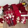 Festive Collection: Red Scarves & Imitation Cashmere Shawls - Cozy Winter Gifts & Soft Neck Warmers