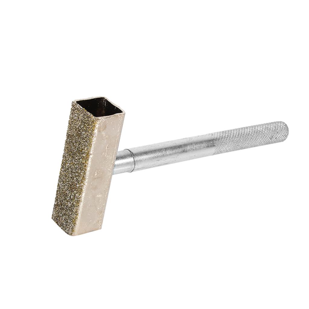 1 Piece Grinding Wheel Tool Silver Stone with Flat Coated for Bench Grinding Deburring Wheels