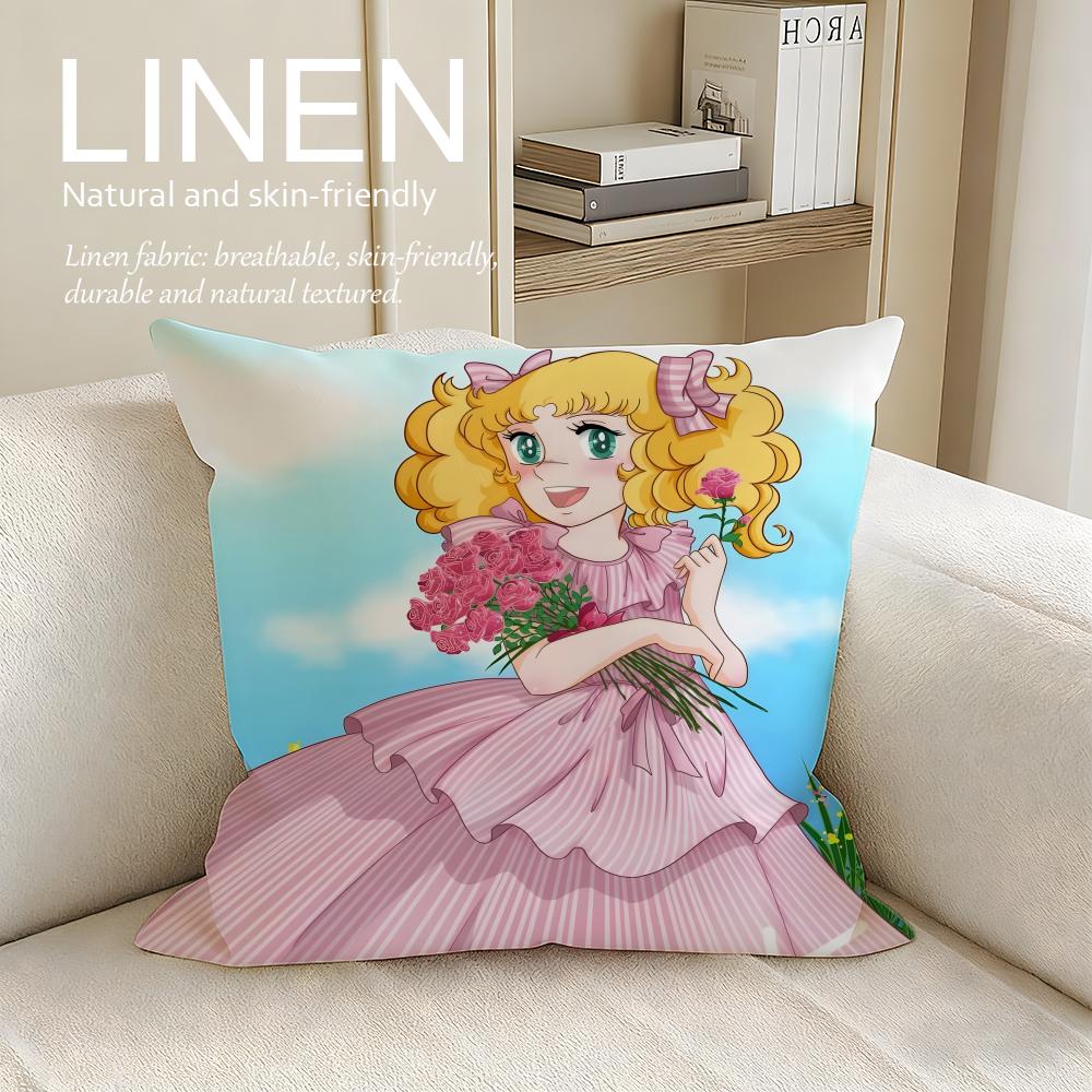 Classic Candy Candy Cushion Cover Pillowcase Set Pcs X X Breathable Washable Sofa Cushion Cover