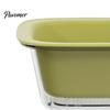 Space Saving Kitchen Organizer for Vegetables Double Layer Drain Basket, Fruit And Vegetable Washing Bowl, Transparent Bowl with Holes PET Fine