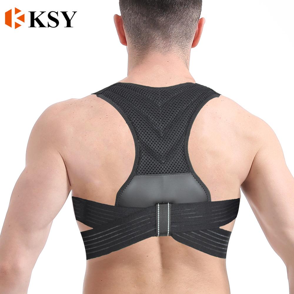 2021 New Design Breathable Thoracic Daily Use Back Support Shoulder Posture Corrector S чёрный