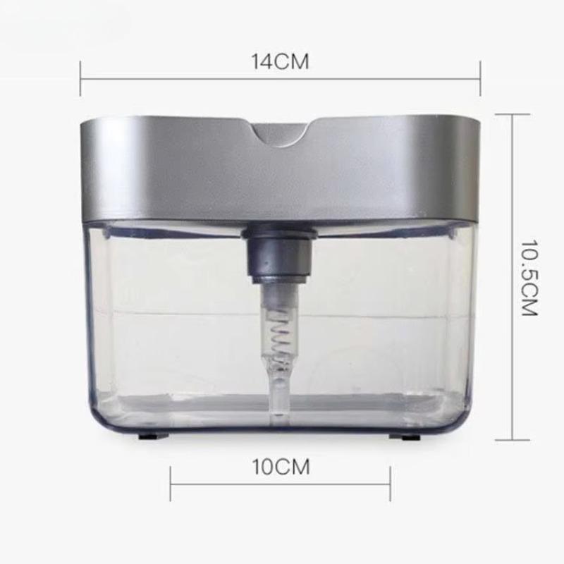 Presă pentru detergent de bucătărie Dozator portabil de săpun Pak Pânză curată pentru spălat vase Dispenser de săpun Instrument de curățare