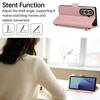 Crossbody Wrist Strap Case for Samsung Galaxy Z Fold 8 Ultra 7 6 5 4 3 5G Wallet with Card Holder Zipper PU Leather Flip Cover