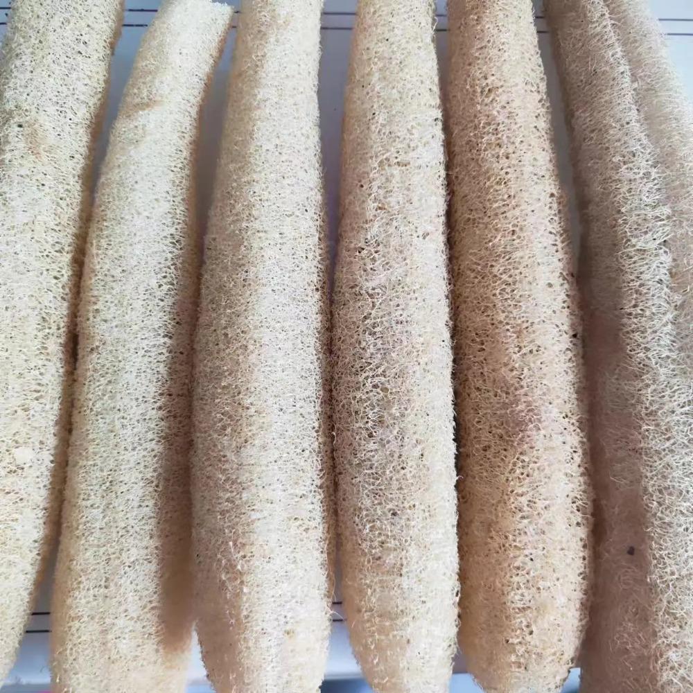 HOMZY 1pcs Natural Loofah Sponge Multi-purpose Cleaning Tool for Kitchen Bathroom Scrubber for Daily Cleansing Wash Body Scrubber Spa