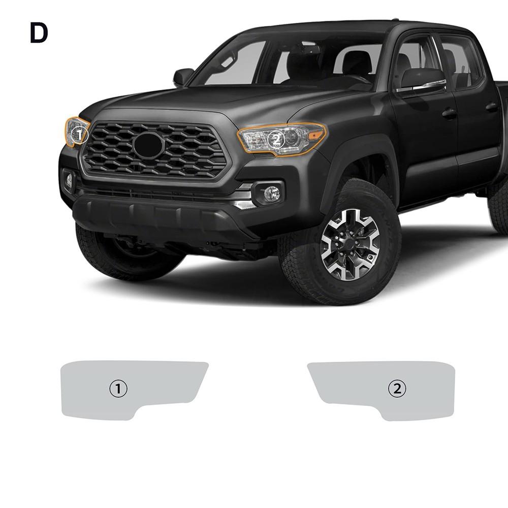 For Toyota Tacoma 2016-2023 Car TPU Invisible Paint Protection Film Anti-Scratch Self-Healing Clear Modification Accessories