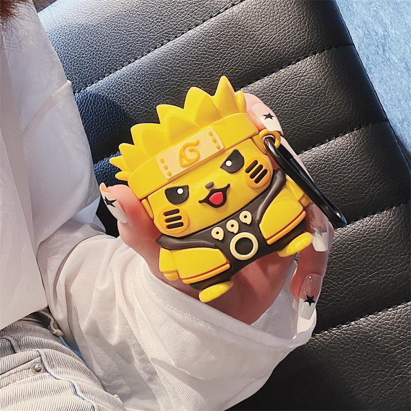 Hokage Naruto Pikachu Is Suitable for AirPods Pro1 Generation Protective Case 1 Generation Pro1 Apple Bluetooth Headset Case