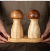Acacia & Oak Pepper Mill Set: Solid Wood Grinder for Sea Salt & Black Pepper