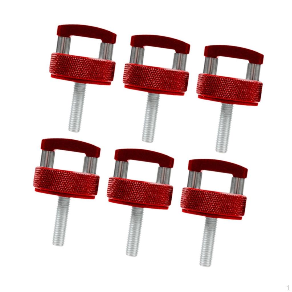 6 Pieces Quick Release Thumb Screws Direct Replaces Aluminum Alloy High Performance Practical Easy