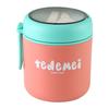 Compact Insulated Microwaveable Bento Box with 316 Stainless Steel Soup Cup