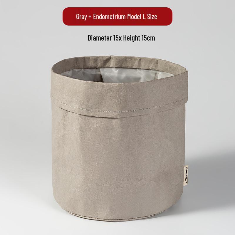 Large Waterproof Washable Kraft Paper Storage Bag for Refrigerator or Desktop Organization, Thickened for Durability, Flower Pot Cover