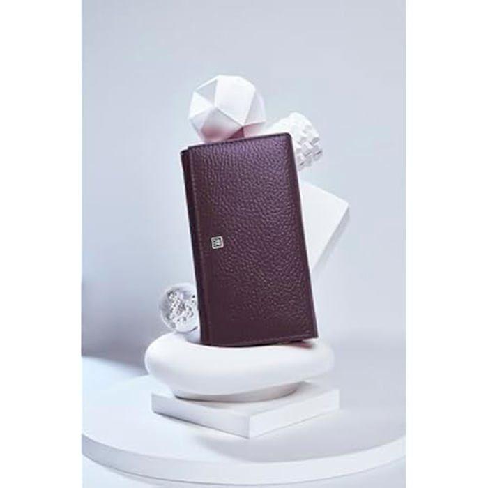 Accessoires de manucure - ZWILLING - Étui en Cuir de Vache - 7-Pièces - Pourpre - Acier Inoxydable