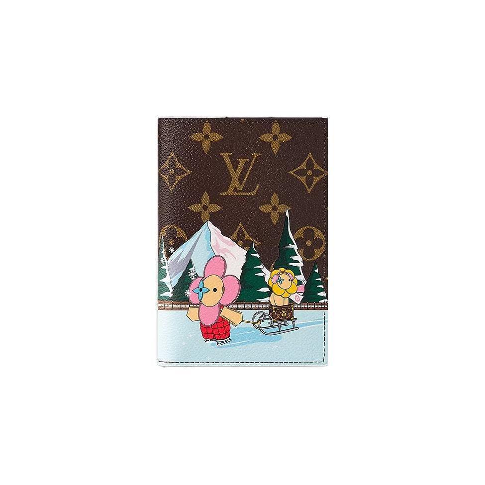 

Обкладинка для паспорта Louis Vuitton Monogram з покриттям зі шкірозамінника Жіночі аксесуари Рожевий M82621 Basic Set (Bag+Dust Bag)