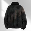 Men's 2025 Winter Warm Lambswool Jacket - Thick, Solid Color, Loose Fit