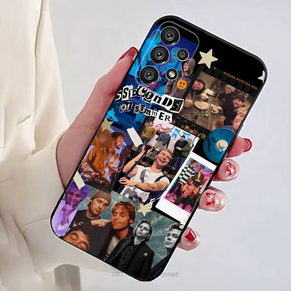 

5 S-Seconds of S-Summers 5SOS Phone Case for Samsung Galaxy A73,23,53,33,14,24,13,72,22,52,32,54,A34 Soft Cover Samsung Note 9