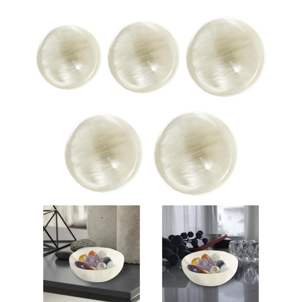 Selenite Crystal Bowl Modern Birthday Dresser Multifunction Crafts Elegant