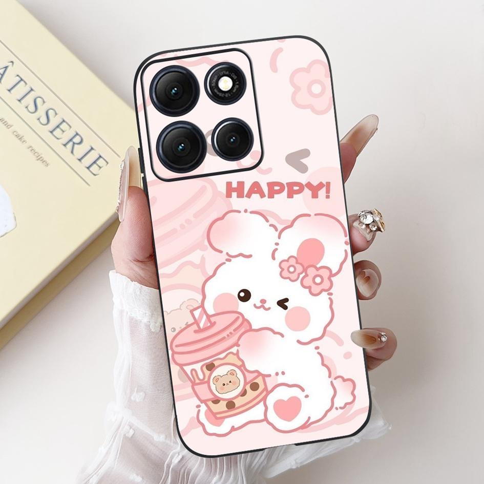 Shockproof Cover For Motorola Moto G86 Power Case Cute Cartoon Rabbit Soft Silicone Phone Cover For Moto G56 G 86 G86Power Funda