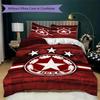 PFC CSKA Sofia Pattern Bedding Uilt Set Uilt Cover Pillowcase Home Decoration Birthday Gift (1 * Duvet Cover + 2 * Pillowcase Without Core)