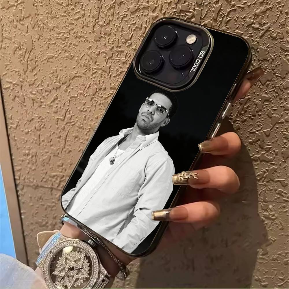 rapper-Drake Phone Case For IPhone17  16 11 12 13 14 15 16 Pro Max Plus Cover Colored Silver Funda Bumber