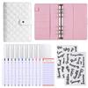 A6 Macaron Handy Notizbuch: PU-Leder Umschlagmappe & Bargeld-Organizer