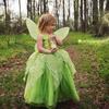 Girls Princess Tiana Dress Up Costume Cosplay Princess and The Frog Clothing Birthday Party Halloween Fancy Ball Gown