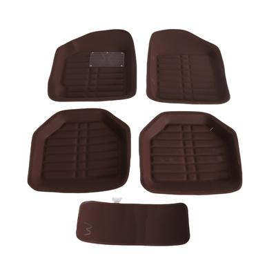 Universal Car Floor Mat Indentation Full Surround Car Floor Mat Rainproof Wear Proof Leather Car Floor Pad