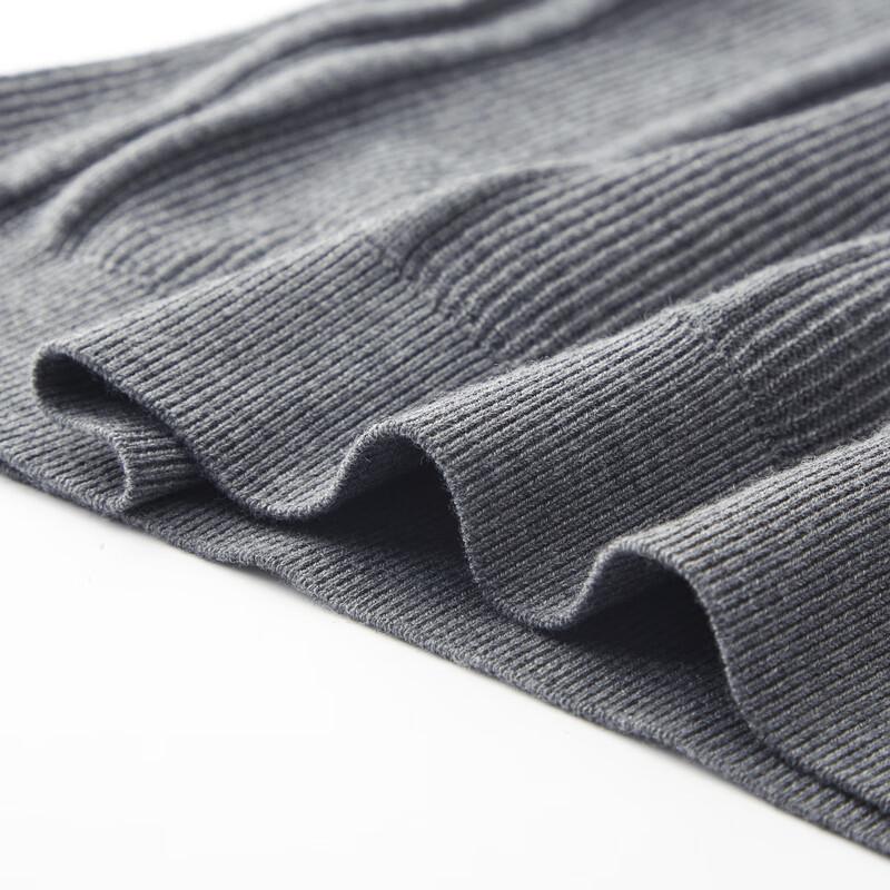 Judger Men's Cashmere Silk Blend Ribbed Knit Long-Sleeve Polo