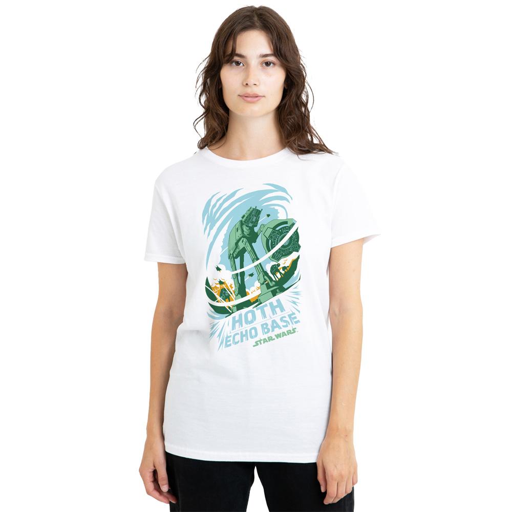 STAR WARS Womens/Ladies Base Attack Echo T-Shirt