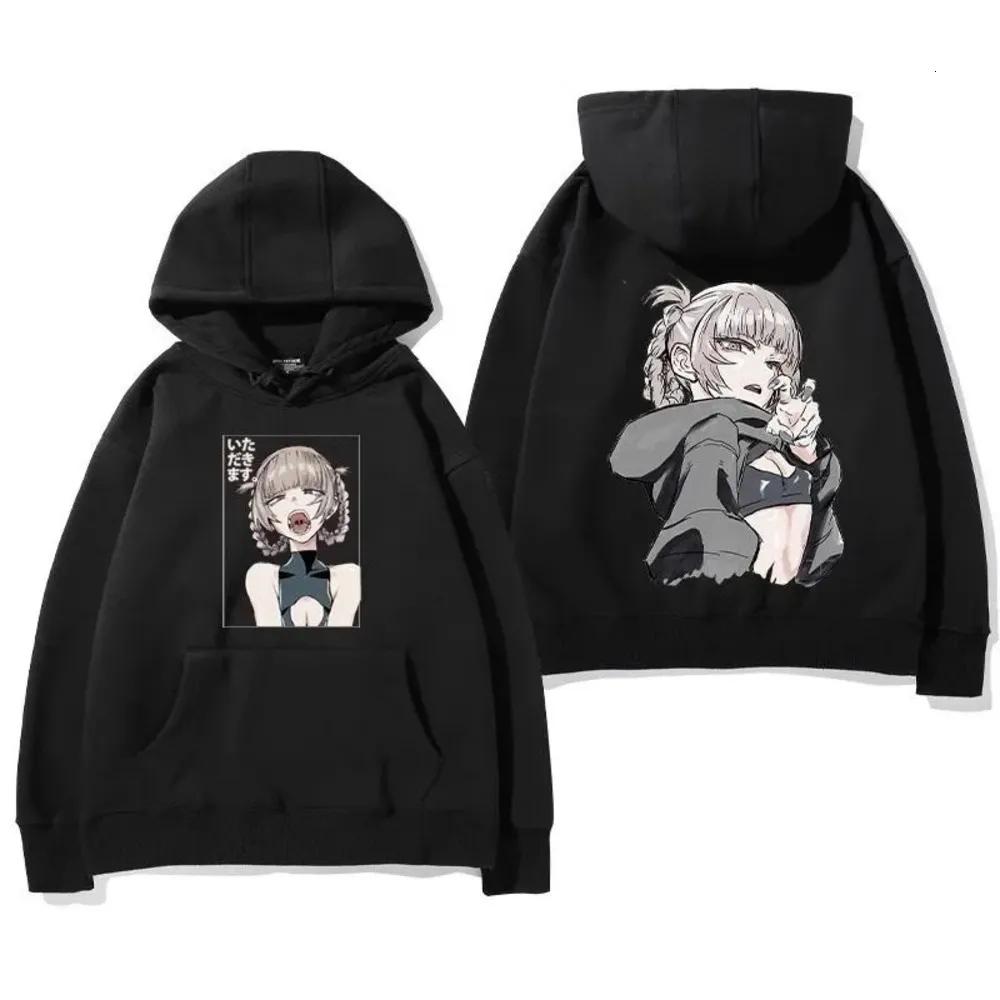 New Japanese anime Call of the Night hoodies Oversized Unisex personality Clothes sweatshirt Sports Graphic Fleece warm Casual34