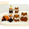 Fox Raccoon Plush Toy Cartoon Animal Stuffed Doll Room Decoration Kids Gift