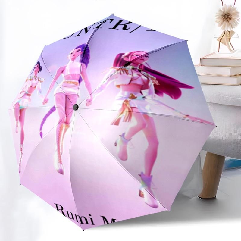 Ink: Mystical Tattoos Glow Night Folding Umbrella Suitable for All Seasons Suitable for All Seasons Umbrella Gift Sun Umbrella