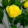 100 Stück/Beutel 10 Farben Künstliche Knospenblumen 3,5*5cm Hochzeitsfeier Garten Rosen Heimdeko