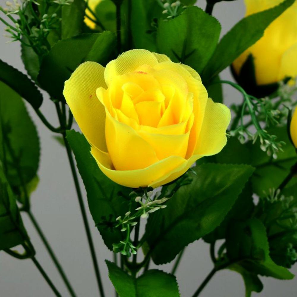 100 Stück/Beutel 10 Farben Künstliche Knospenblumen 3,5*5cm Hochzeitsfeier Garten Rosen Heimdeko