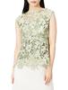 FRAY I.D. Women's Lame Flower Lace Blouse FWFB221072 OLV 1