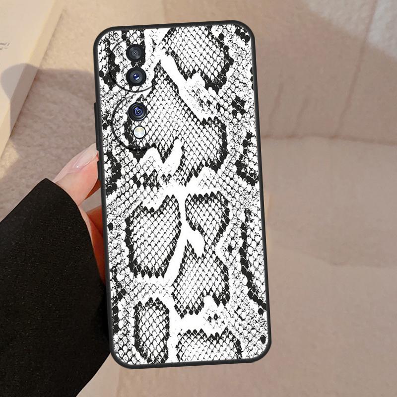 Snake Skin Print For Honor Magic 8 5 6 7 Pro Case For Honor Win RT 200 400 50 70 90 Lite X8b X8c X9a X9b X9c