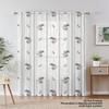 1pc Soft Flower Light Feather Window Screen   Light Color Floral Pattern Rod-penetrating Window Screen   Elegant Decorative Window