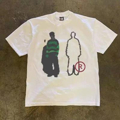 Zyllo Comfortable New Niche Street Style Versatile Short-sleeved Oversized Cotton T-shirt For Both Men And Women Casual And Trendy Top