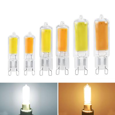 1/5/10pcs G9 LED Light Bulb 7W 9W 10W 220V LED Glass Bulb COB 360 Beam Angle Replace Halogen Chandelier Lights High Brightness