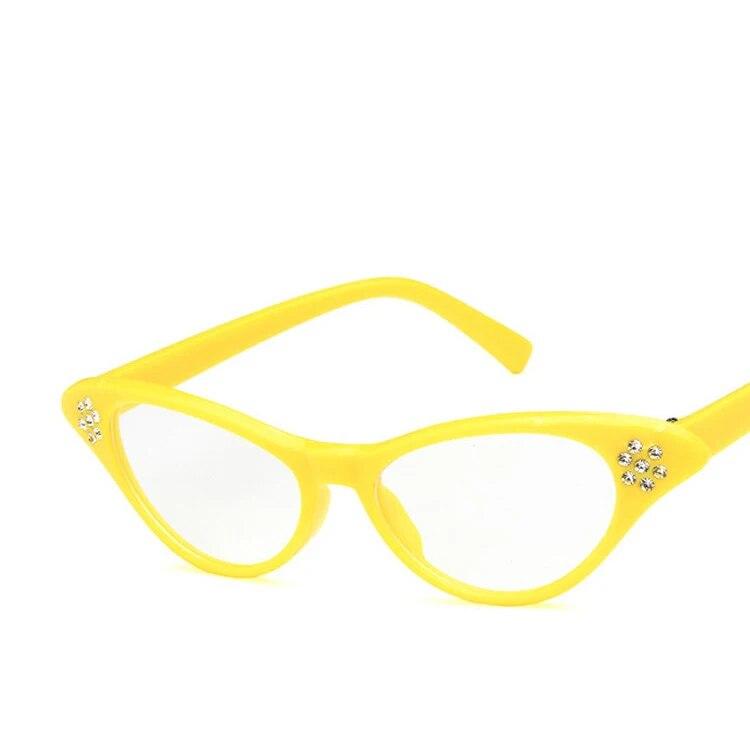 Vintage Cateye Sunglasses Women Sexy Retro Small Cat Eye Sun Glasses  Designer Colorful Eyewear For Female