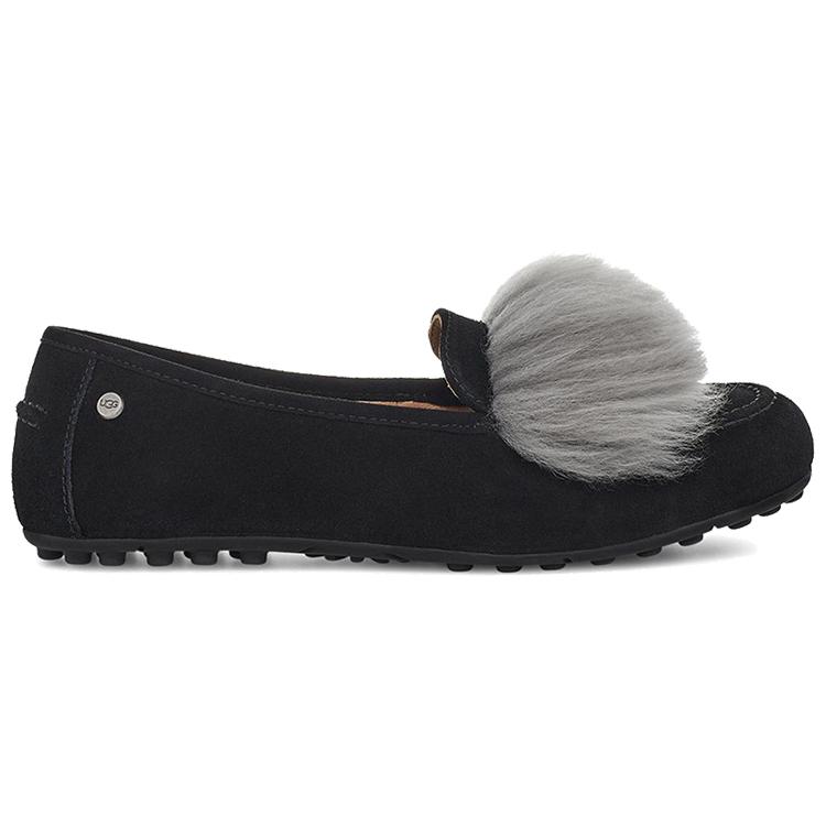 UGG California Loafer Kaley Wisp Ts 'Black Gray' Women's 1111030TS-BCRC