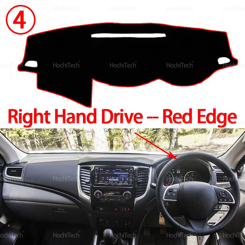 For Fiat Fullback 2016- Dashboard Cover Avoid Light Anti-Slip Anti-dirty Mat Pad Sunshade Dashmat Protect LHD RHD
