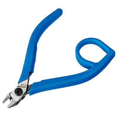 Precision Cut Type with Lead Cutting Copper Wire Nippers, Semi-Flush Stopper, Heavy-Duty Capacity 0.18-0.8mm, N-58