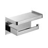Stainless Steel Bathroom Tissue Box with Phone Holder