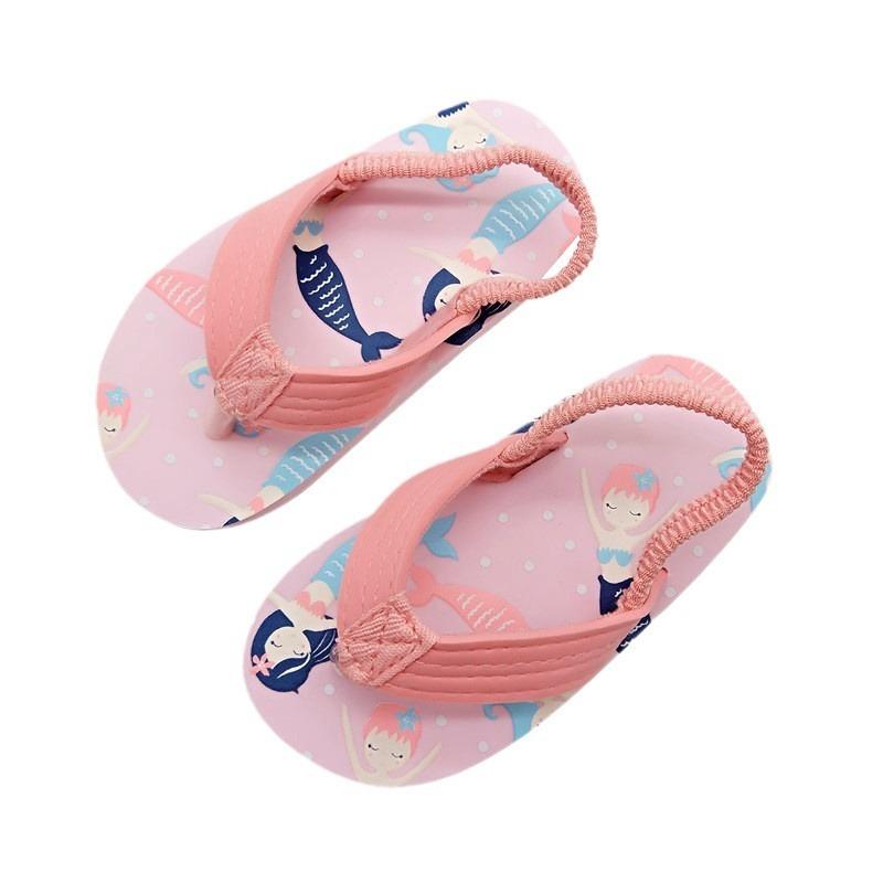 

Cartoon Shoes - Boys and Girls Beach Shoes and Slippers 22 розовый