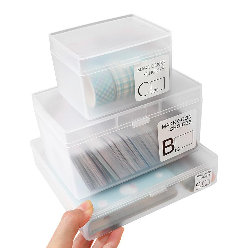 Tischstaubdichte Einschublade mit Deckel für kleine Gegenstände Tragbare Aufbewahrungsbox