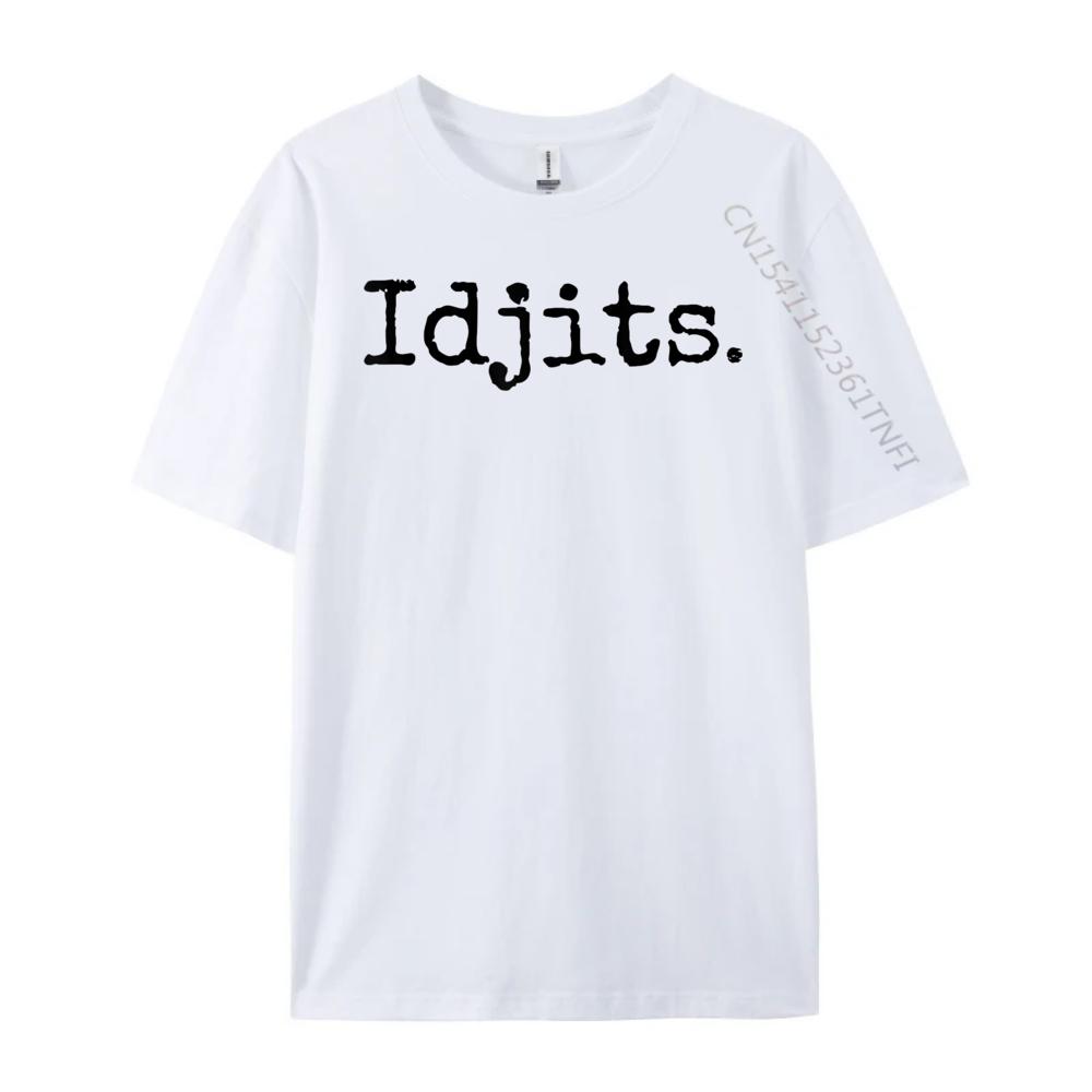 Idjits Southern Slang Redneck Idiot Slang Idjits Vintage T Shirt Unisex Short Sleeve Tee Vegan Brand Clothing