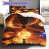 Cartoon Pattern Bedding Quilt Set Quilt Cover Pillowcase Home Decoration Birthday Gift (1 * Duvet Cover + 2 * Pillowcase, Without Core)